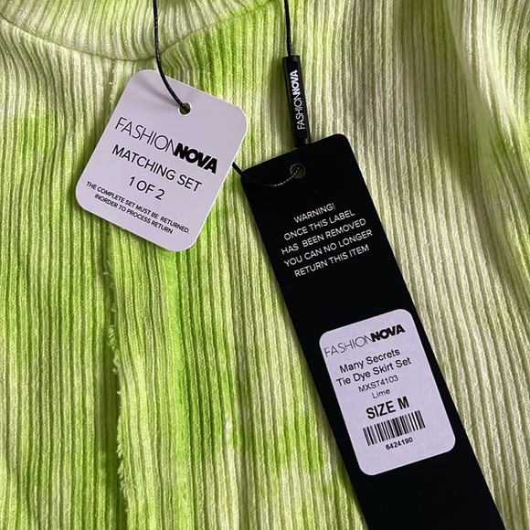 Fashionnova Many Secrets Tie Dye Skirt Set - Picture 3 of 3